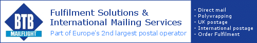 BTB Mailflight - 01234 840222